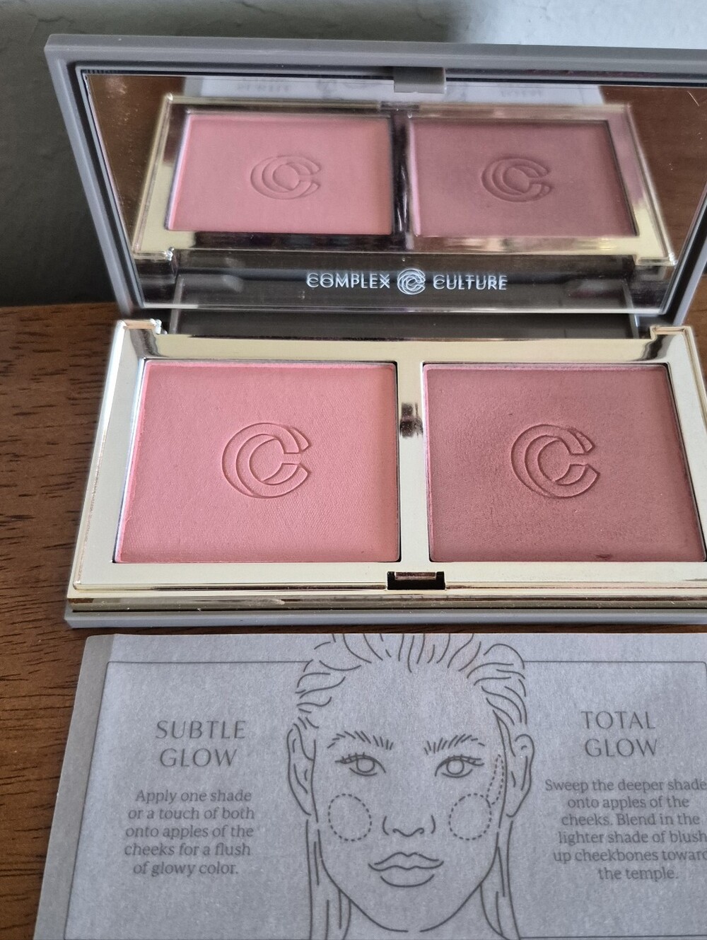 Pink Duo Blush Palette - Soft Rose & Dusty Rose